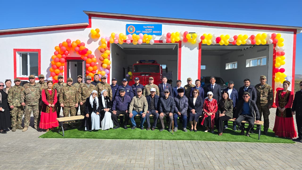 Қауіпсіздіктің сенімді тірегі: Таушық ауылында өрт сөндіру пункті ашылды