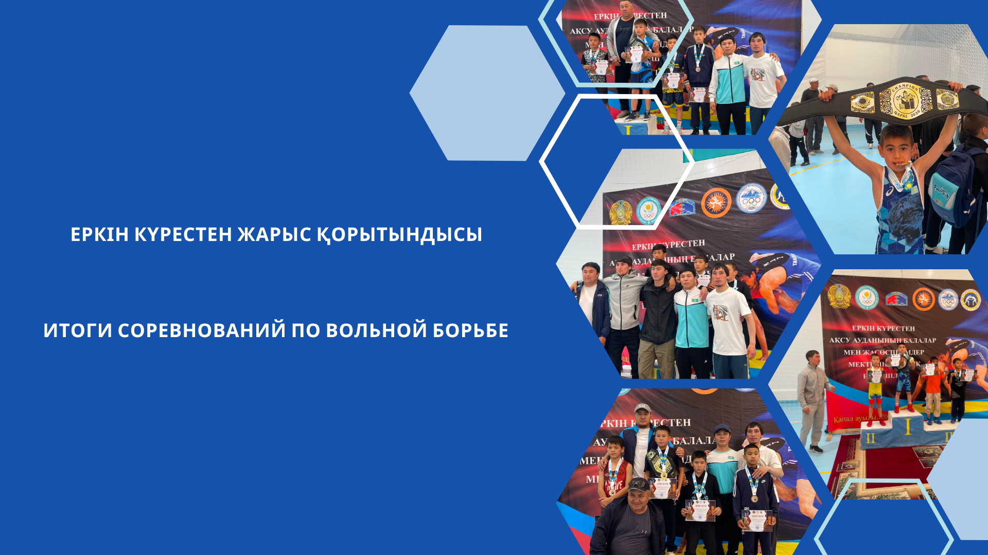 Еркін күрестен жарыс қорытындысы