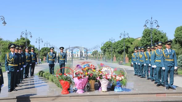ТҮРКІСТАН: АРЫСТА ОТАН ҚОРҒАУШЫЛАР КҮНІНЕ АРНАЛҒАН МЕРЕКЕЛІК ШАРА ӨТТІ