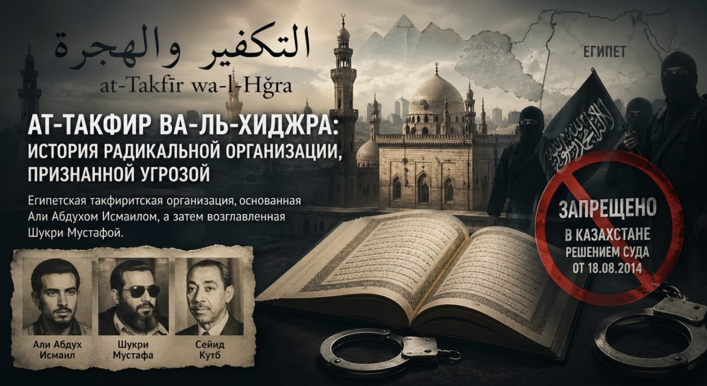 Ат-Тақфир уәл-Хижра: Қазақстандағы қоғамға қауіп төндіретін деп танылған идеология