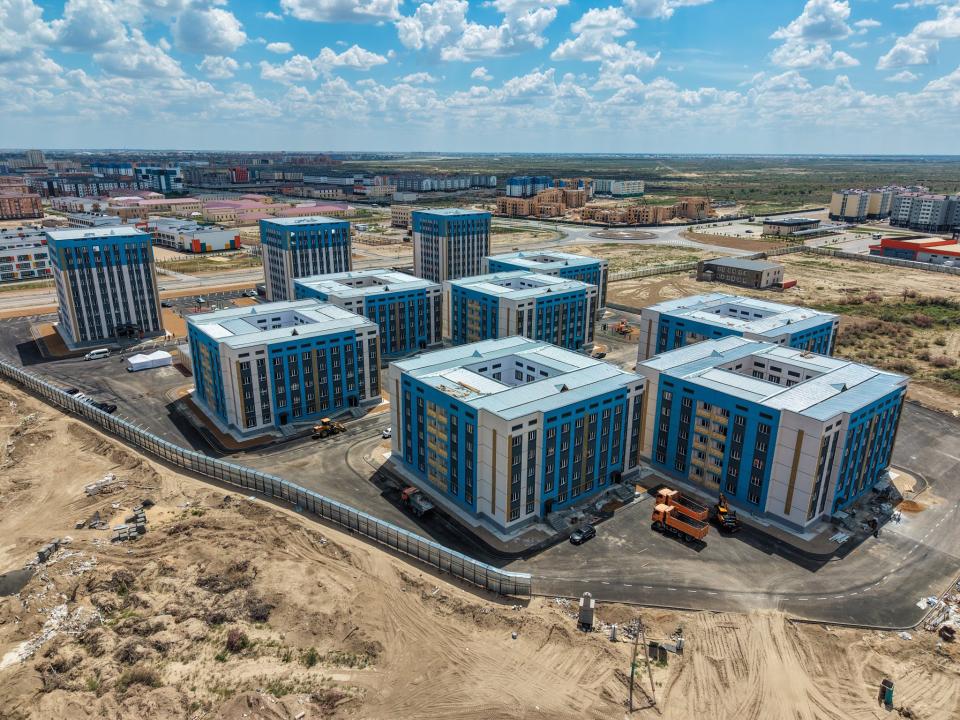 Облыс әкімі Қызылорда қаласындағы құрылыс нысандарын аралады