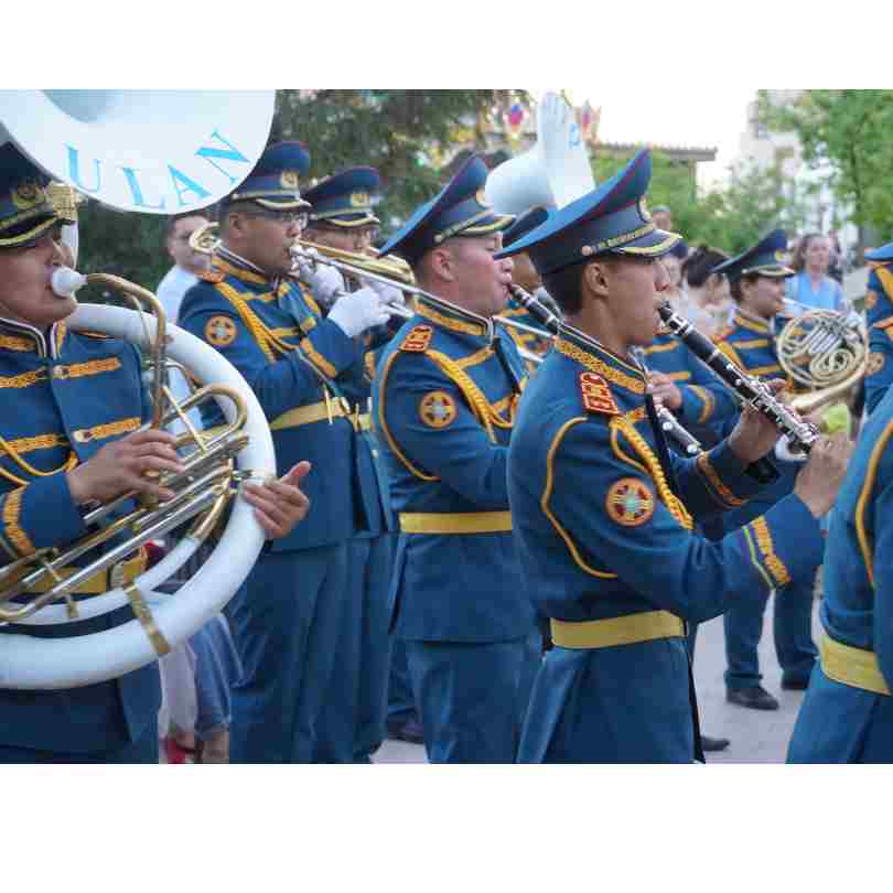 Астанада Қазақстан Республикасының Мемлекеттік рәміздер күніне орай салтанатты шеру өтті. Оған ҚР ІІМ Ұлттық ұланының Үлгілік-көрсетілім оркестрі қатысты
