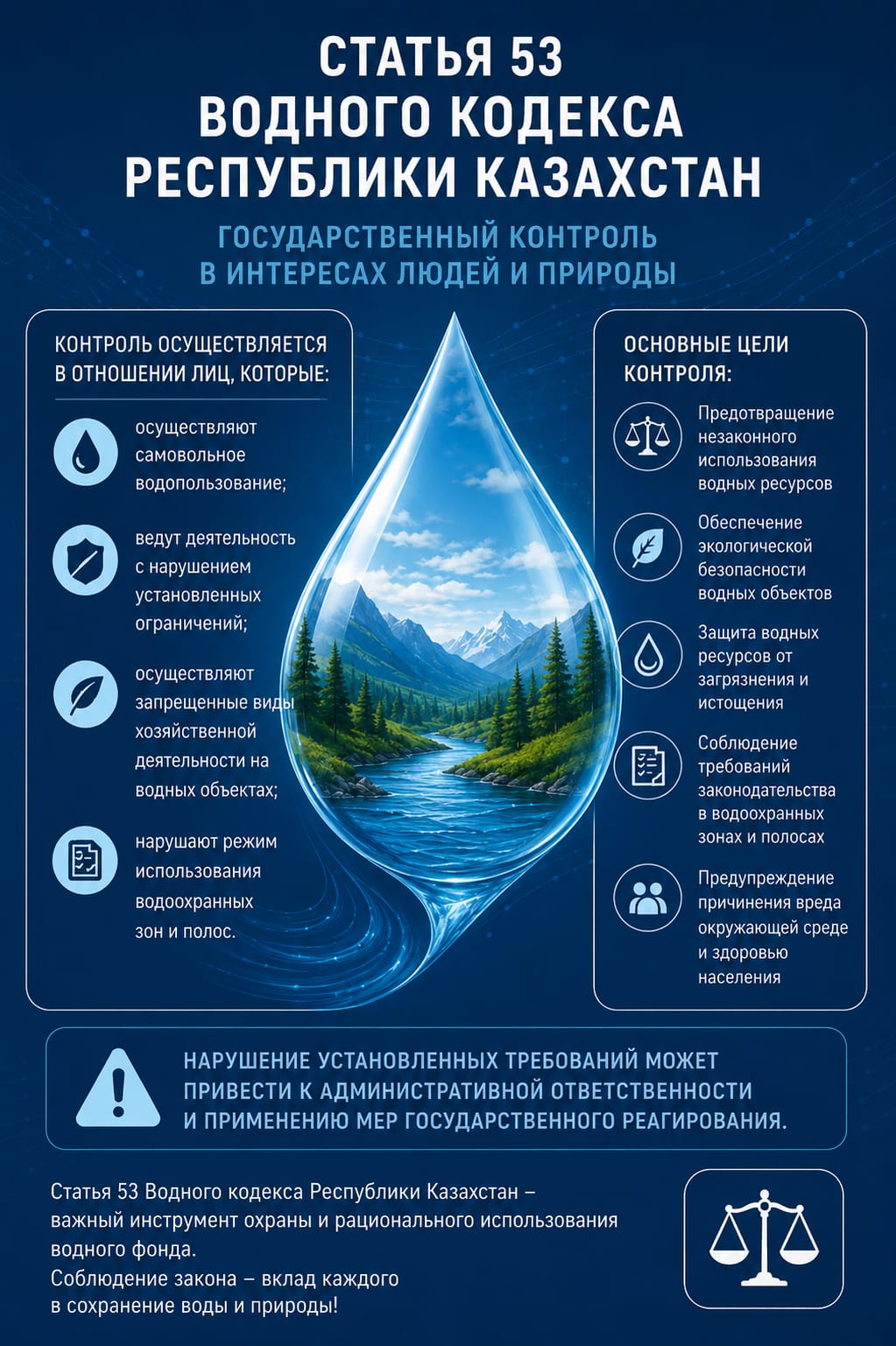 Қазақстан Республикасы су заңнамасының 53-бабына түсіндірме