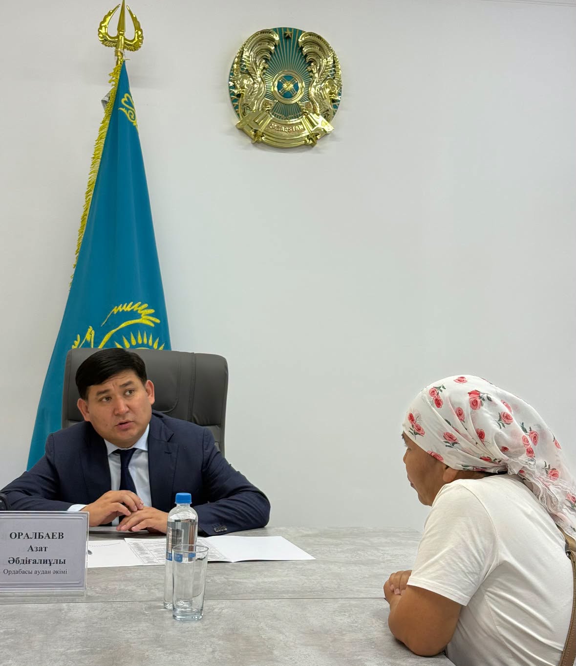 АУДАН ӘКІМІ ЖЕКЕ ҚАБЫЛДАУ ӨТКІЗДІ