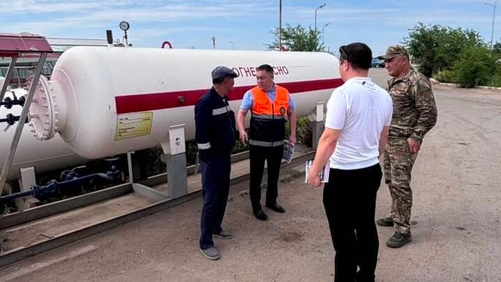 Автогаз құю станцияларында қауіпсіздік талаптарының сақталуы тексерілді