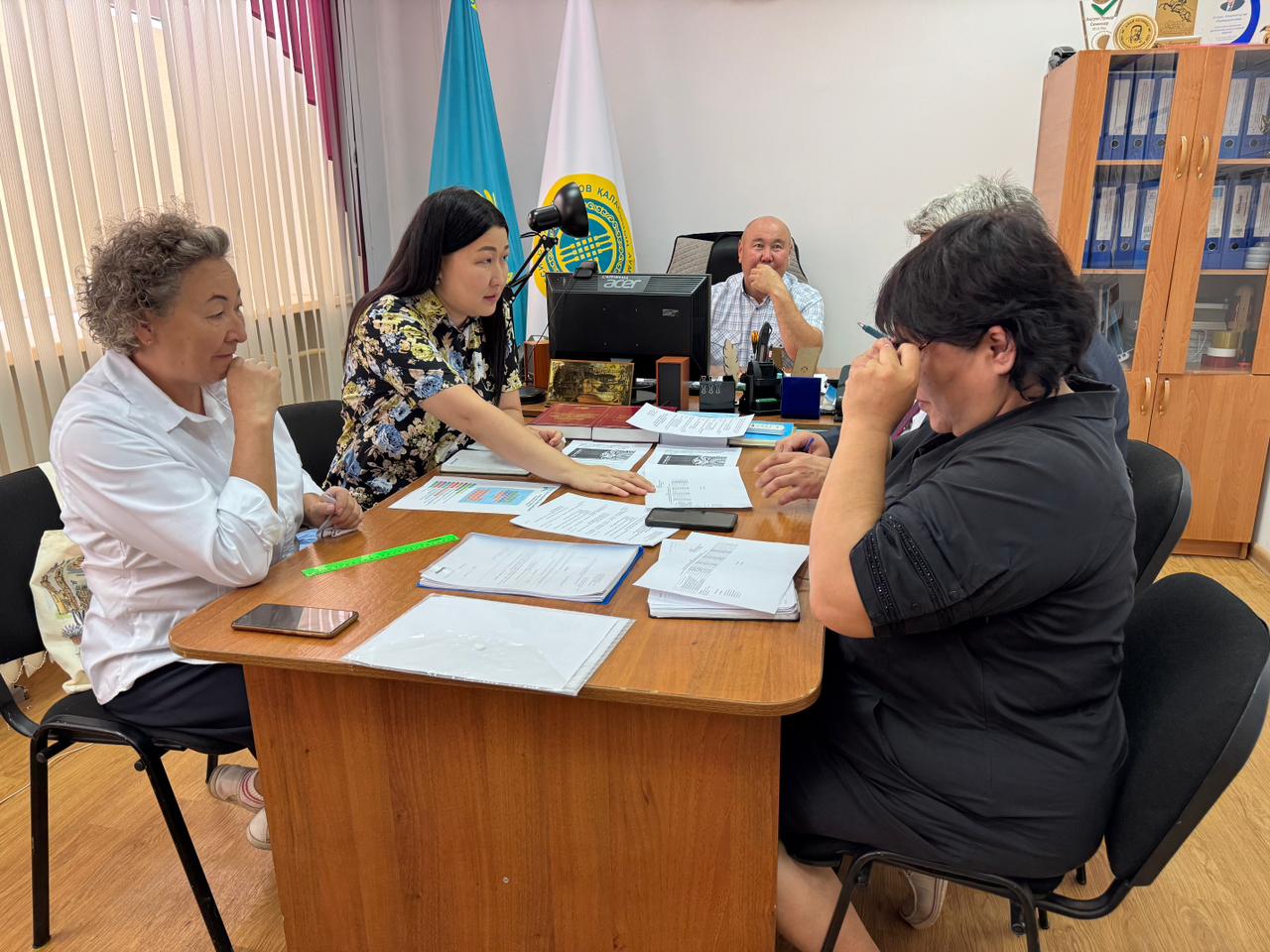 Курчатов қаласының аумақтық сайлау комиссиясының отырысы