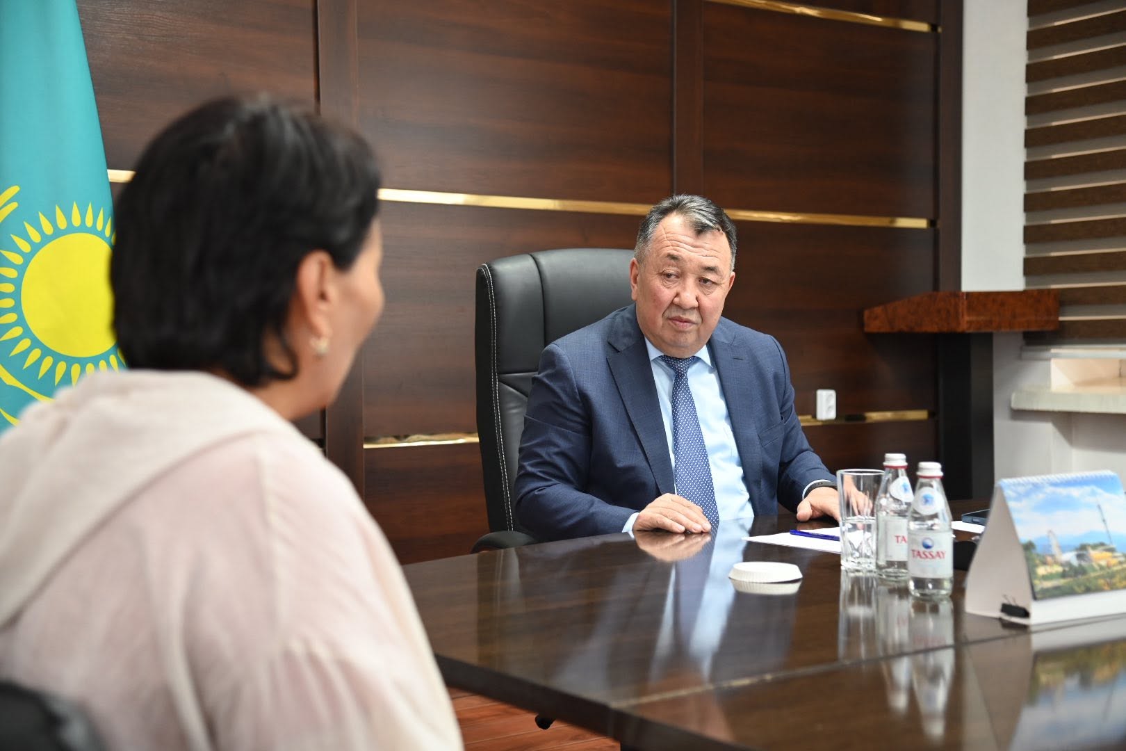 АУДАН ӘКІМІНІҢ КЕЗЕКТІ ЖЕКЕ ҚАБЫЛДАУЫ ӨТТІ