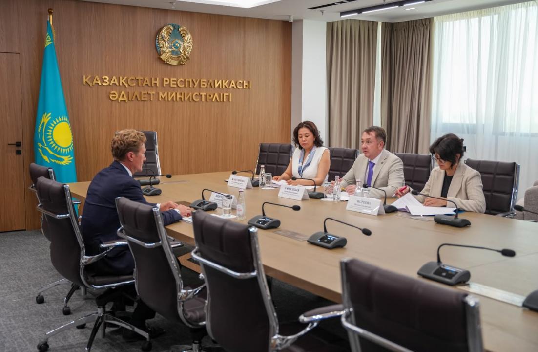 Ерлан Сәрсембаев Александр Винокуровпен спорт саласындағы зияткерлік меншікті дамыту мәселелерін талқылады