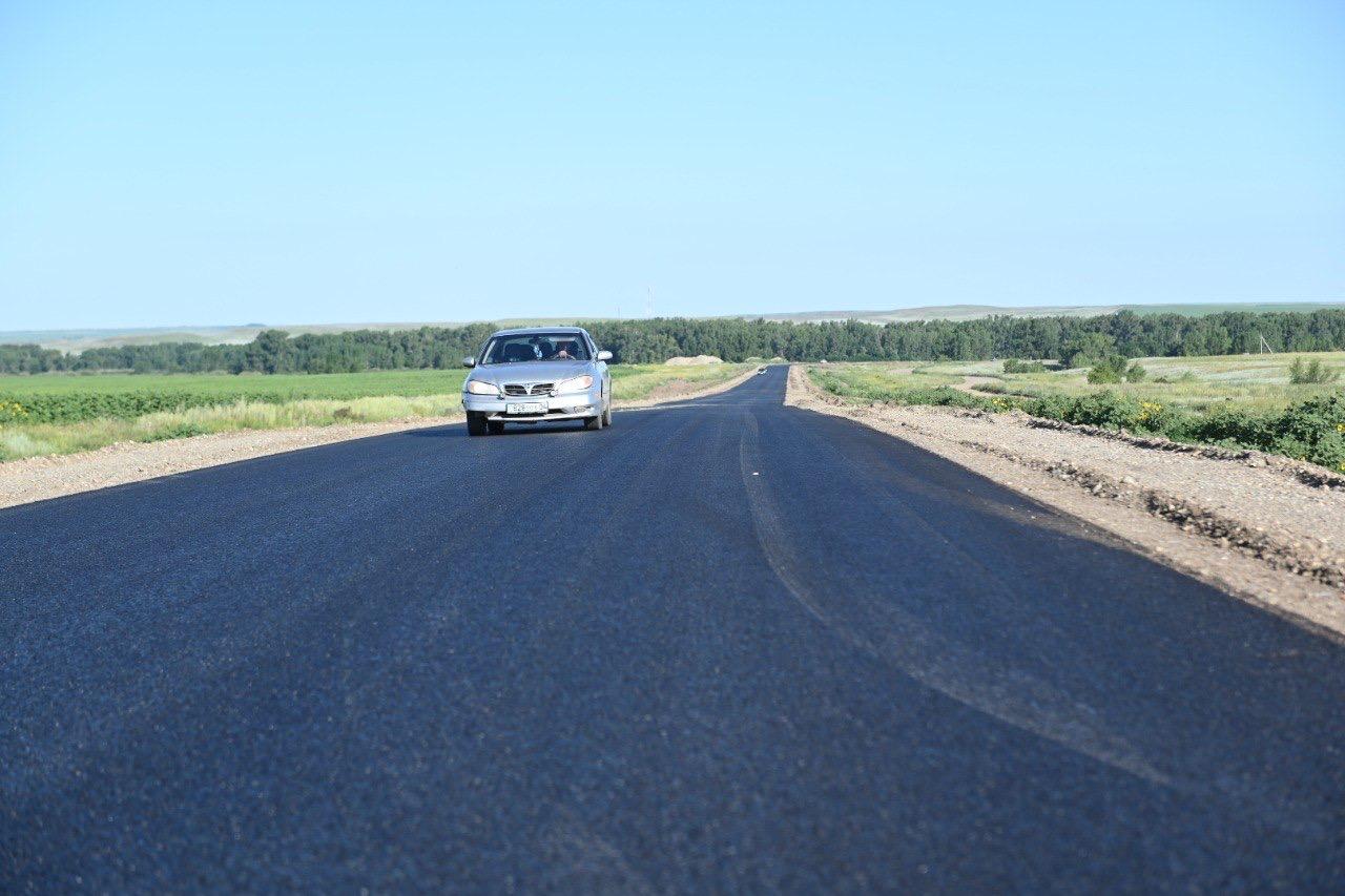 Қарғалы ауданында Ақтөбе – Орск – Петропавл – Хазірет автожолына күрделі жөндеу жұмыстары жалғасуда