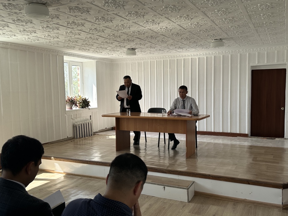Шеген ауылында есеп беру кездесуі өтті