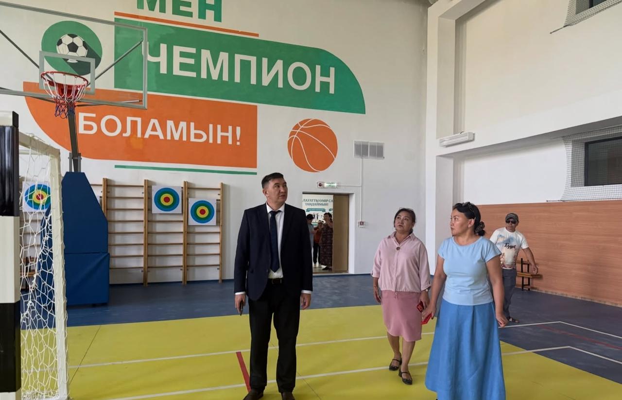 Ақтөбе облысында «Келешек мектептері» ұлттық жобасы аясында салынған мектептердің дайындығы тексерілуде