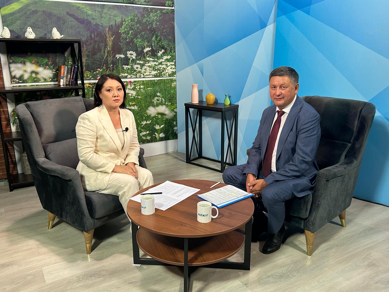Еңбек заңнамасының өзекті мәселелері – «ALTAI» телеарнасына берген сұхбатта
