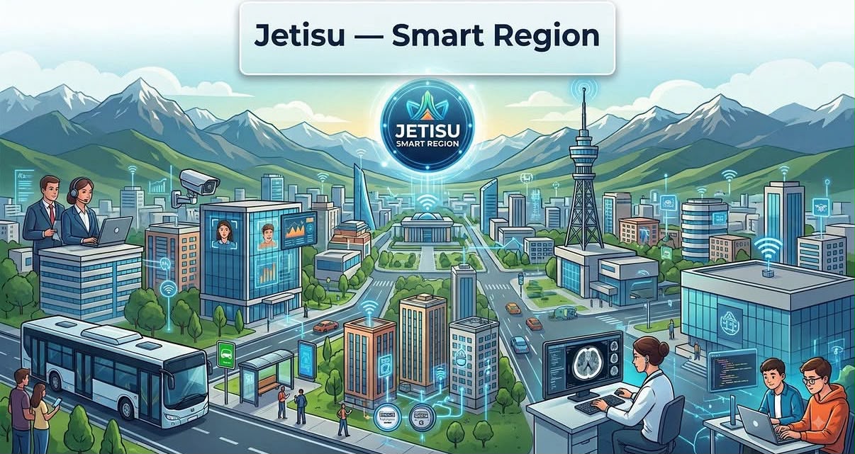 Жетісу Smart Region-ға айналуда: ЖИ мен цифрлық технологиялар қайда жұмыс істеп тұр