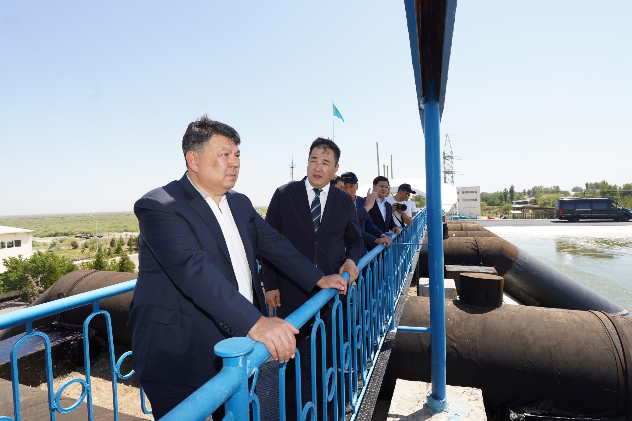 ТҮРКІСТАН: ВИЦЕ-ПРЕМЬЕР ЖЕТІСАЙДАҒЫ «ТӘУЕЛСІЗДІККЕ 20 ЖЫЛ» КАНАЛЫНЫҢ  ЖҰМЫСЫМЕН ТАНЫСТЫ