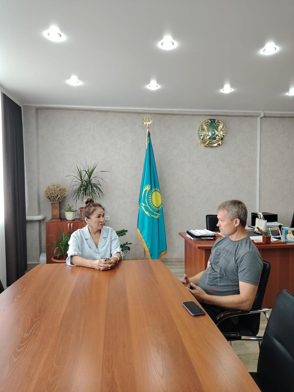 «Солтүстік Қазақстан облысының Евангелиялық христиан баптистері шіркеуі» діни бірлестігінің басшысымен кездесу
