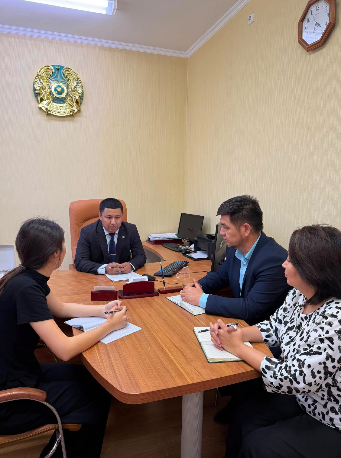 жаңадан қабылданған қызметкерлермен кездесу өткізілді