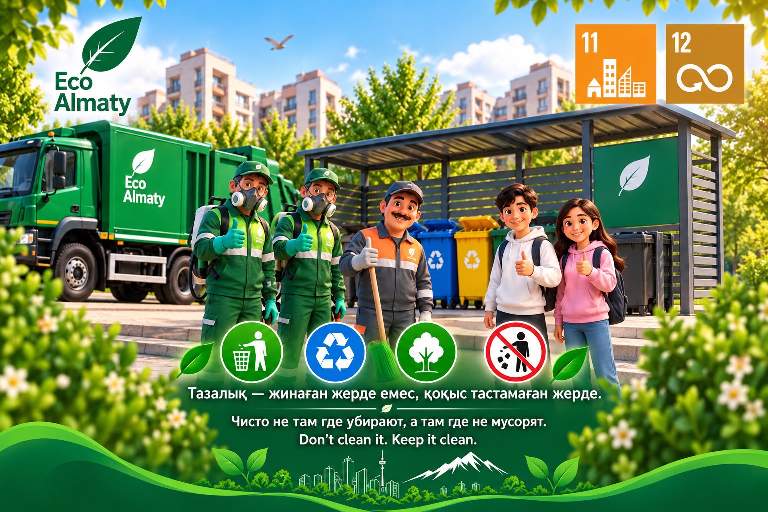 «Eco Almaty» экология және ауа сапасы туралы танымдық бейнероликтер топтамасын ұсынды