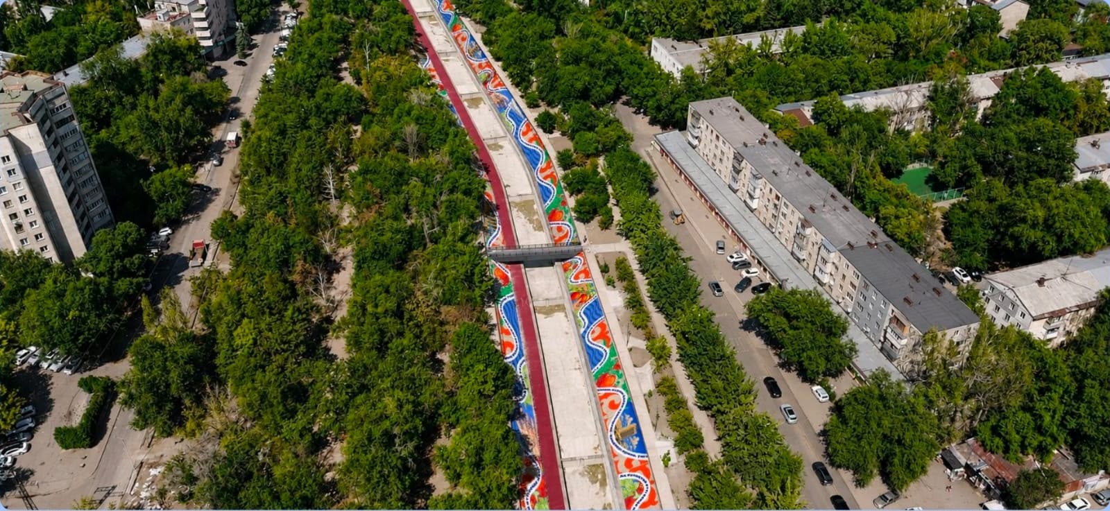 Есентай жағалауы бойында арт-нысан жасау туралы ақпарат