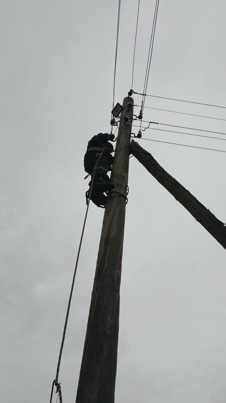 Қостомар ауылында көше жарығын ауыстыру жұмыстары жүргізілді