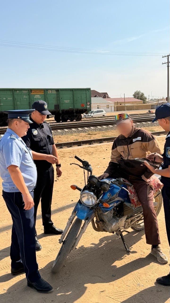 Боранқұл ауылында жол қозғалысы қауіпсіздігін қамтамасыз ету бойынша рейд жүргізілуде