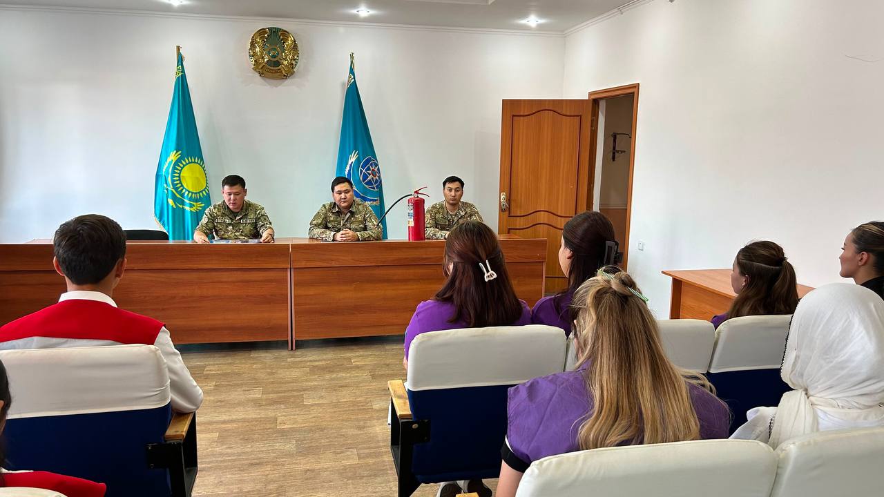 Еріктілердің қауіпсіздік саласындағы білімі арттырылды