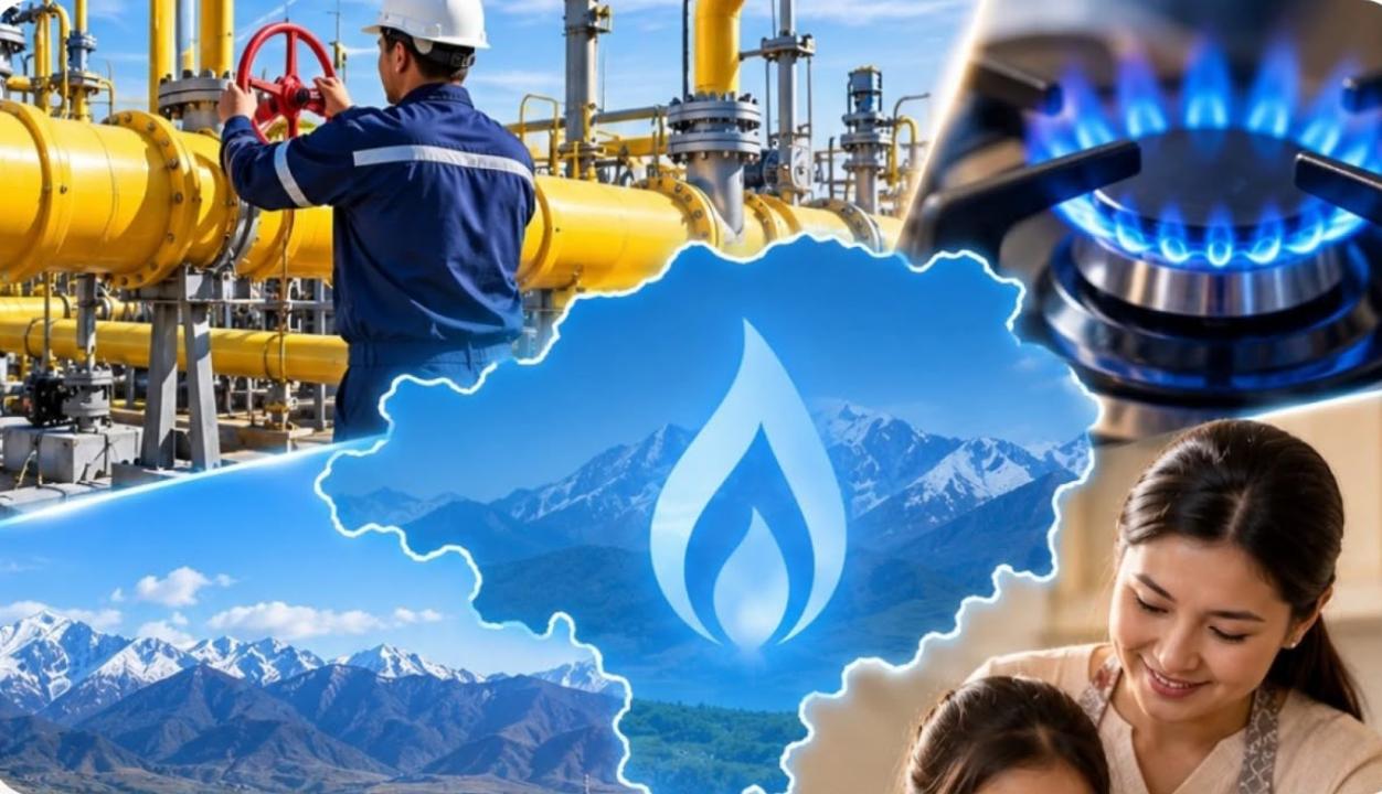 Жамбыл облысында газдандыру деңгейі 92,2 пайызға жеткізіледі 1-ден 1 слайд. Жамбыл облысында газдандыру деңгейі 92,2 пайызға жеткізіледі