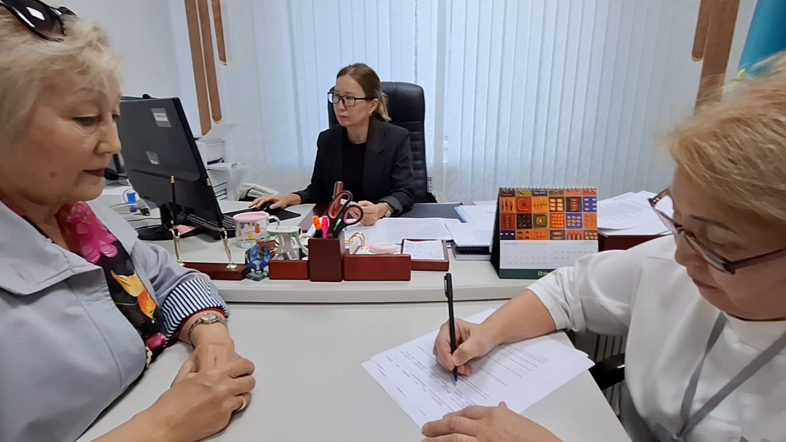 Азаматтармен ашық диалог жалғасуда Халықты әлеуметтік қорғау саласындағы реттеу және бақылау комитетінің СҚО қаласы бойынша департаментінде азаматтарды қабылдау өтті.