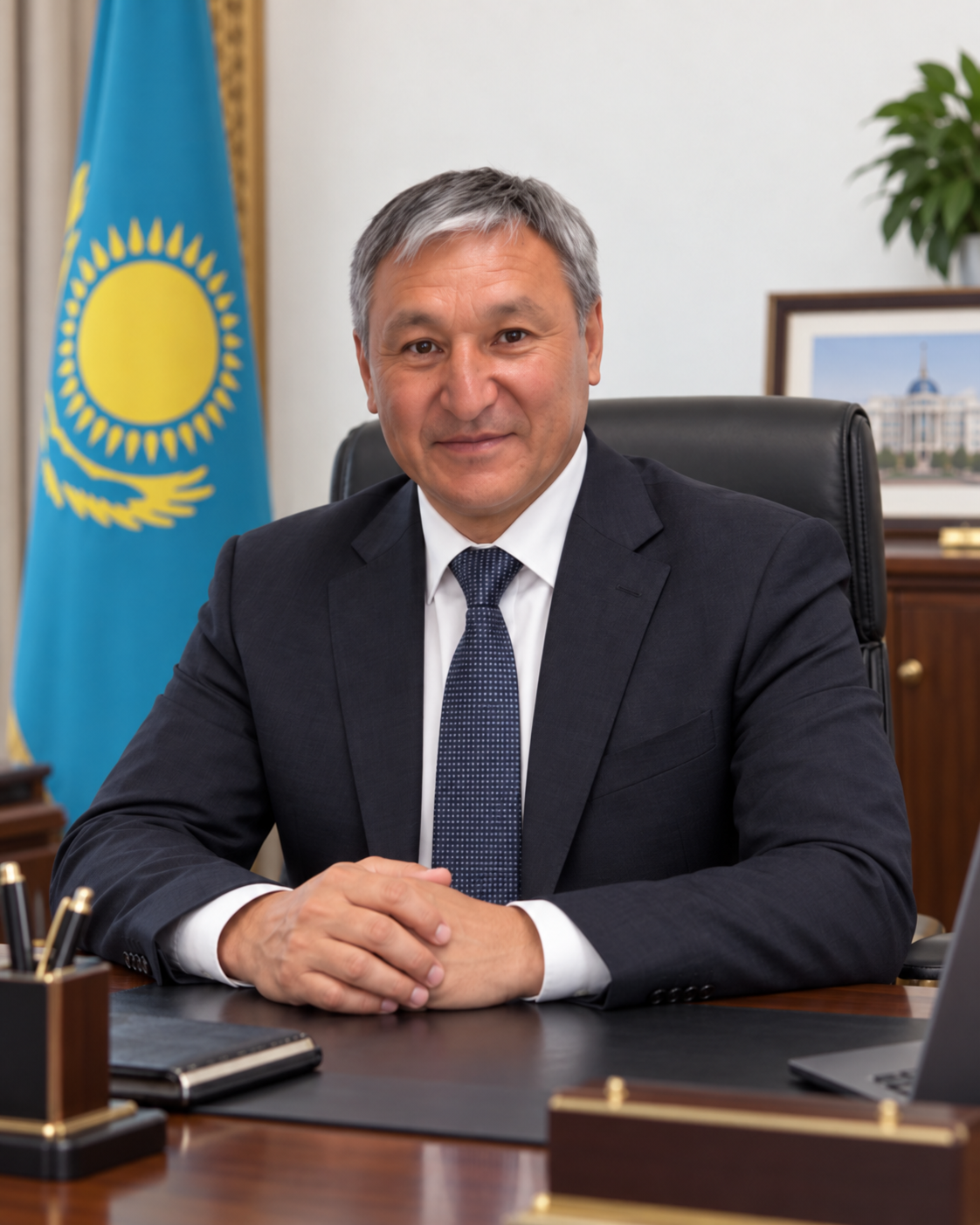 Қамбар Атаев Биназар ауылдық округінің әкімі болып қайта сайланды