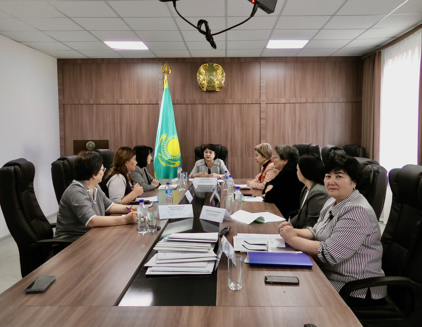 Әлеуметтік қызметкерлер аттестаттаудан өтті