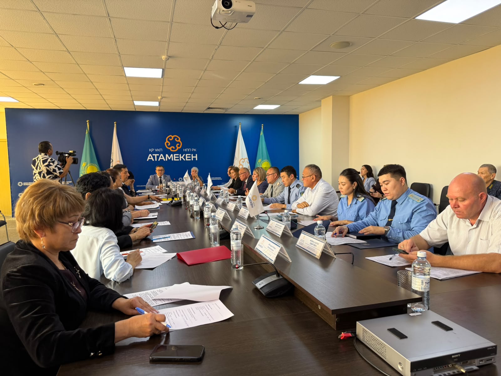 Ақмола облысы бойынша ҚАЖ департаменті Ақмола облысы Кәсіпкерлер палатасының Салалық кеңесінің отырысына қатысты.