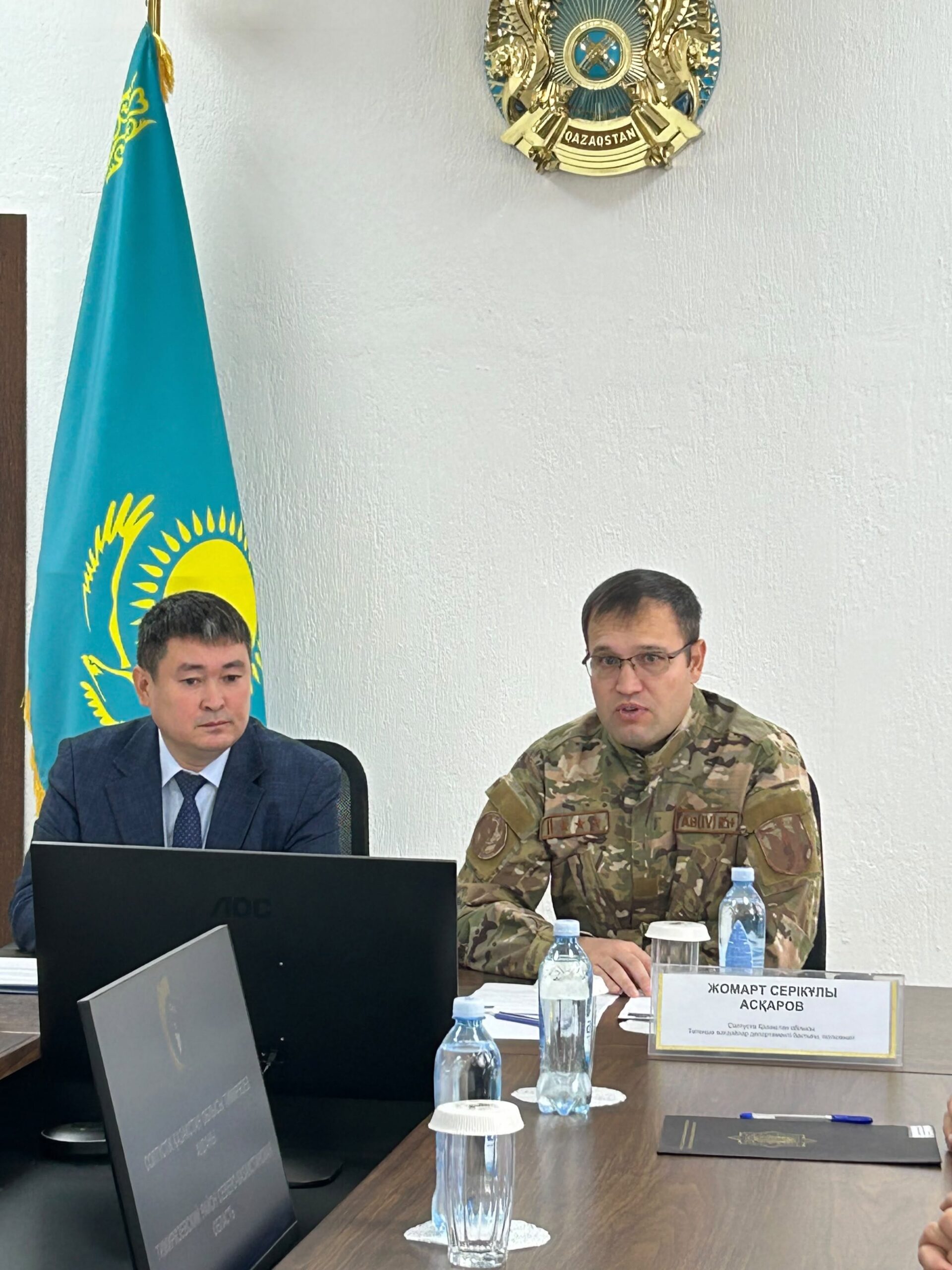 Тимирязев ауданының төтенше жағдайлар бөлімінің жаңа бастығының ұсынысы