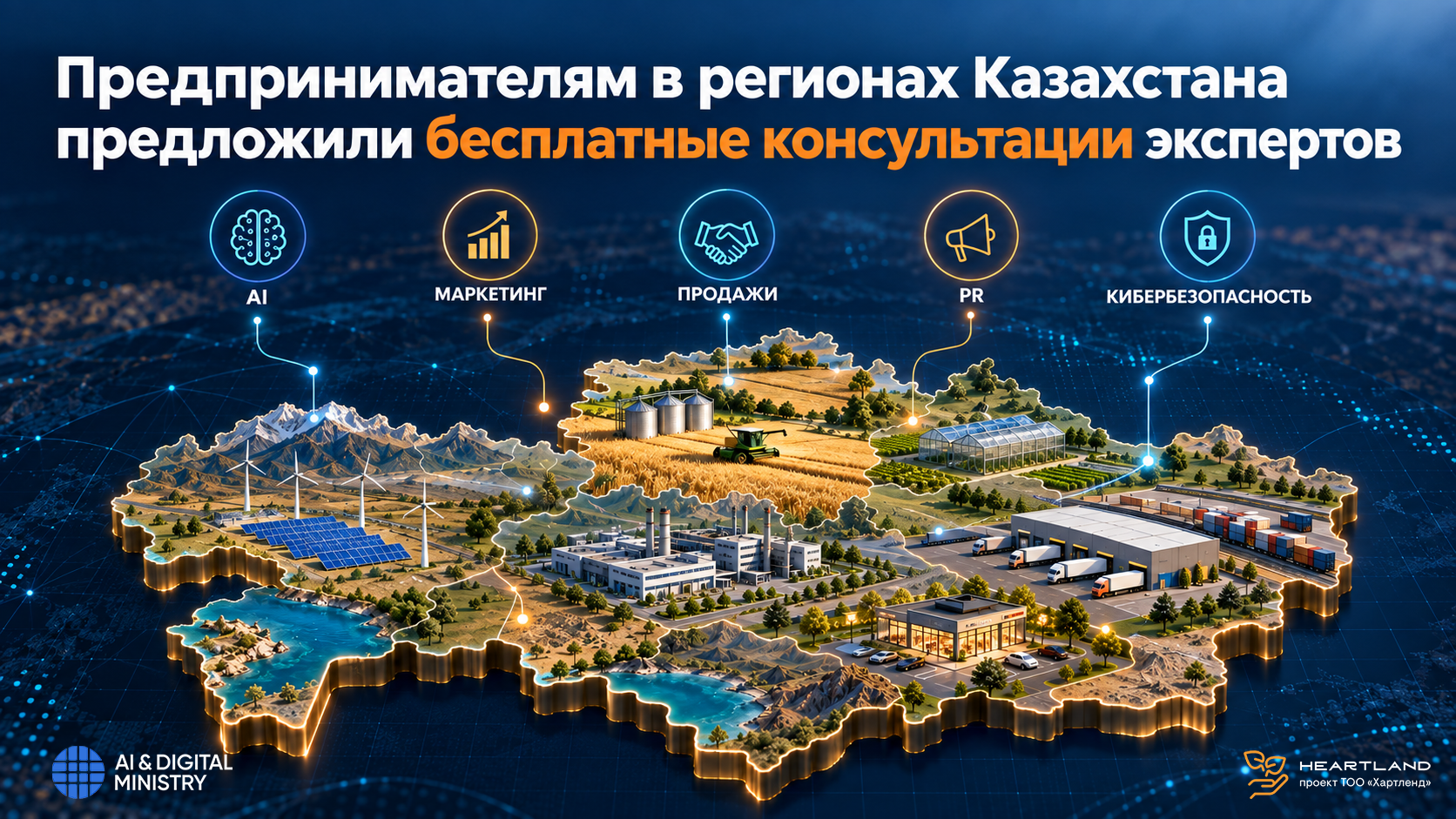 Технология бизнеске қарағанда жылдам өзгеруде: Қазақстан өңірлеріндегі кәсіпкерлерге сарапшылардың тегін кеңестері ұсынылды