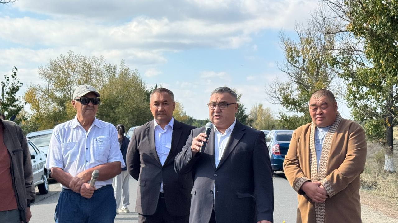 Озерки ауылына кіреберіс қақпа ашылды