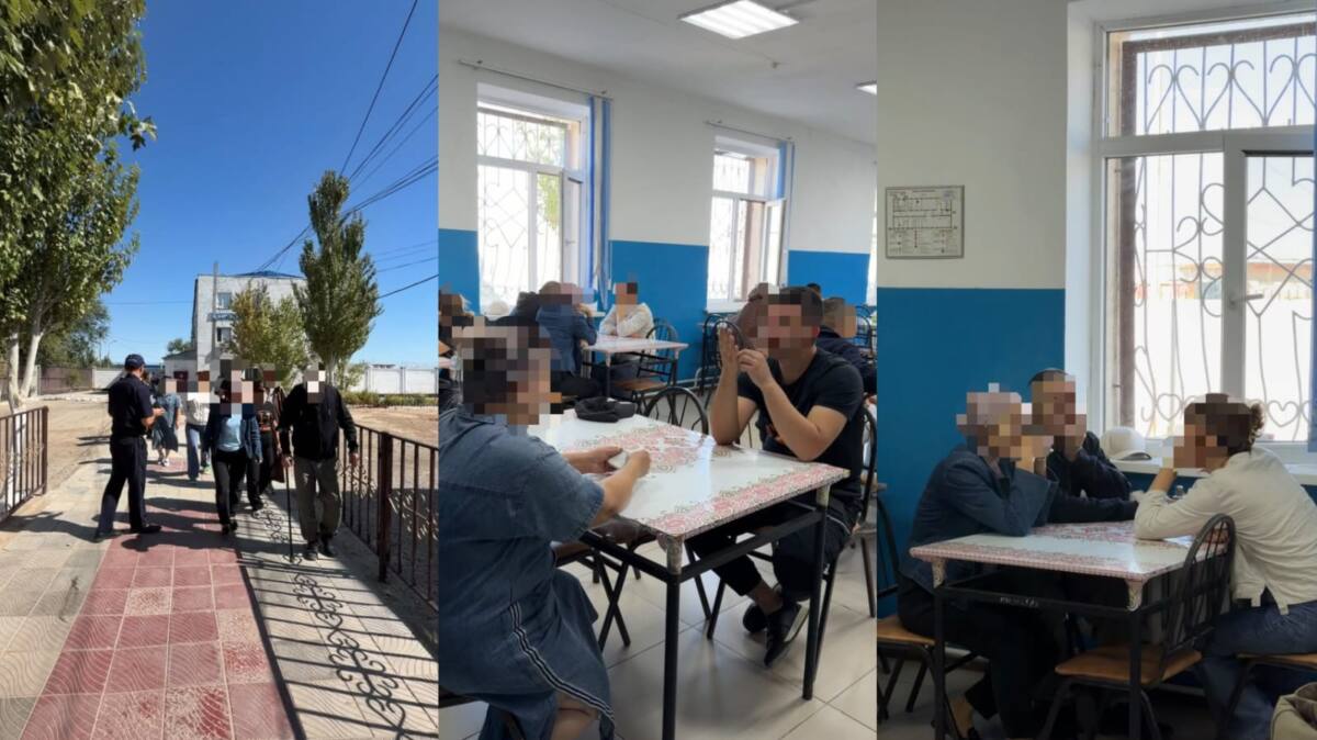 Қызылордада жазасын өтеушілер жақындарымен жүздесті