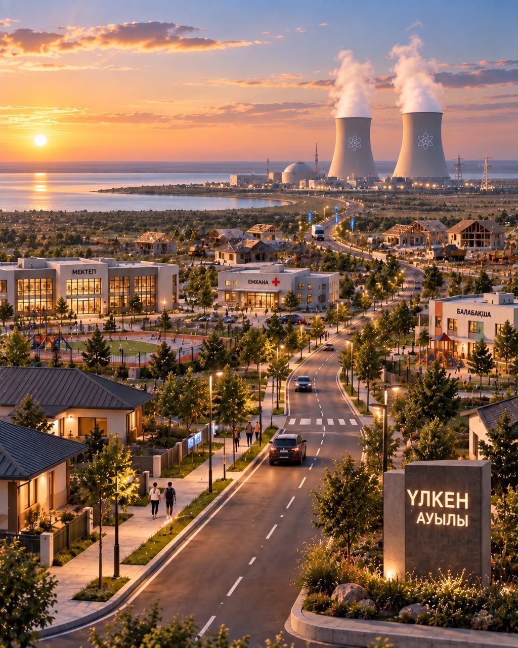 АЭС құрылысы жүзеге асса, Үлкен ауылы қалай өзгеруі мүмкін?