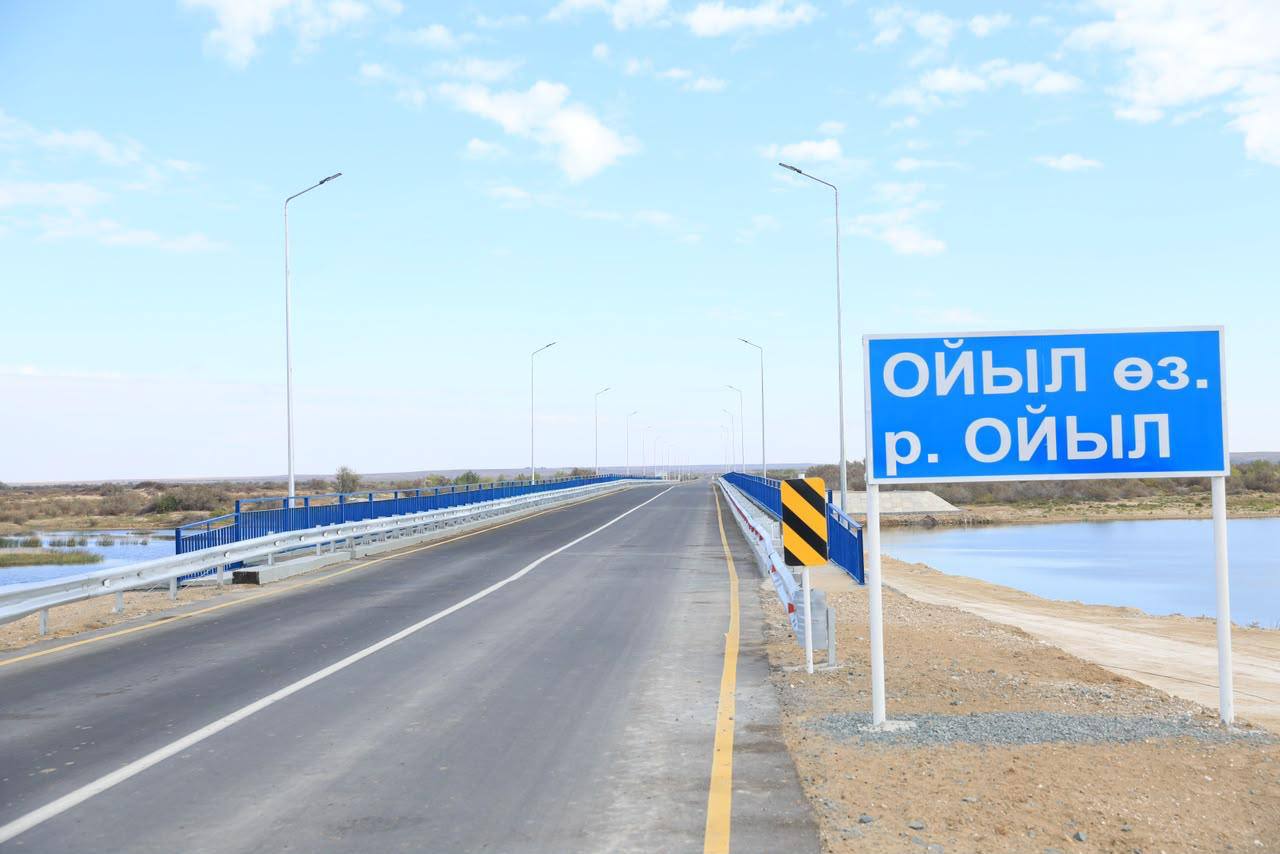 Ойыл ауданында жол және көлік инфрақұрылымы жаңартылып жатыр