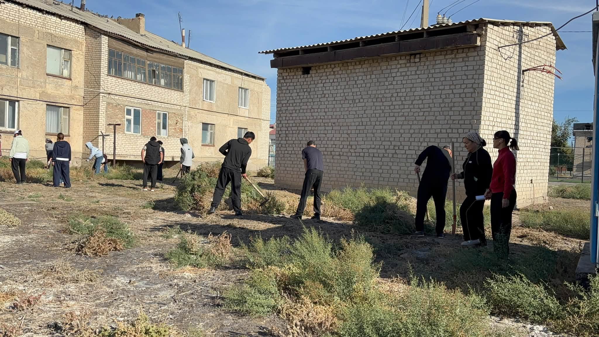 «Таза Қазақстан» экологиялық акциясы аясында сенбілік жұмыстары жүргізілді