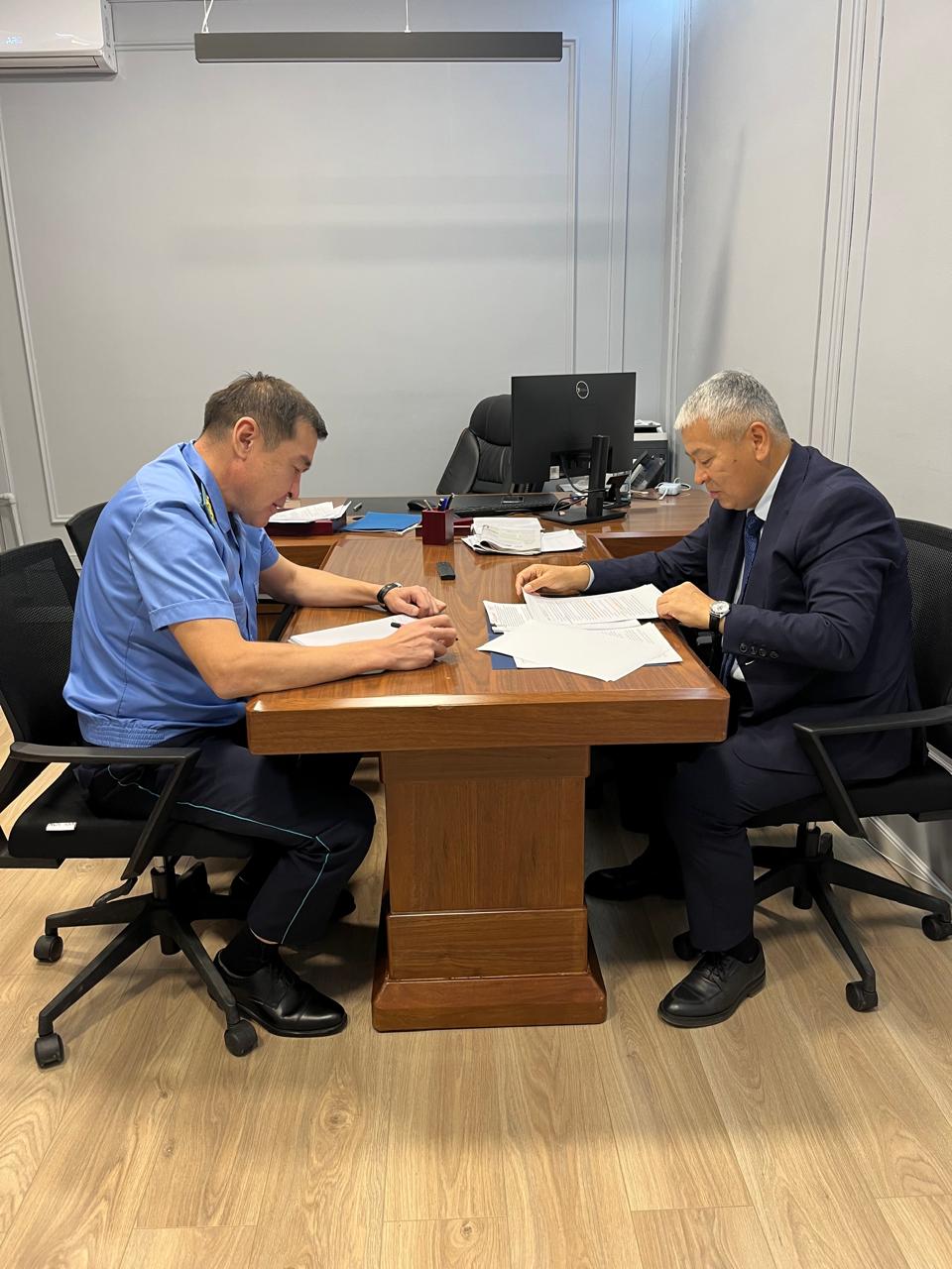 Ұлытау облысы прокурорының орынбасарымен кездесу өткізді