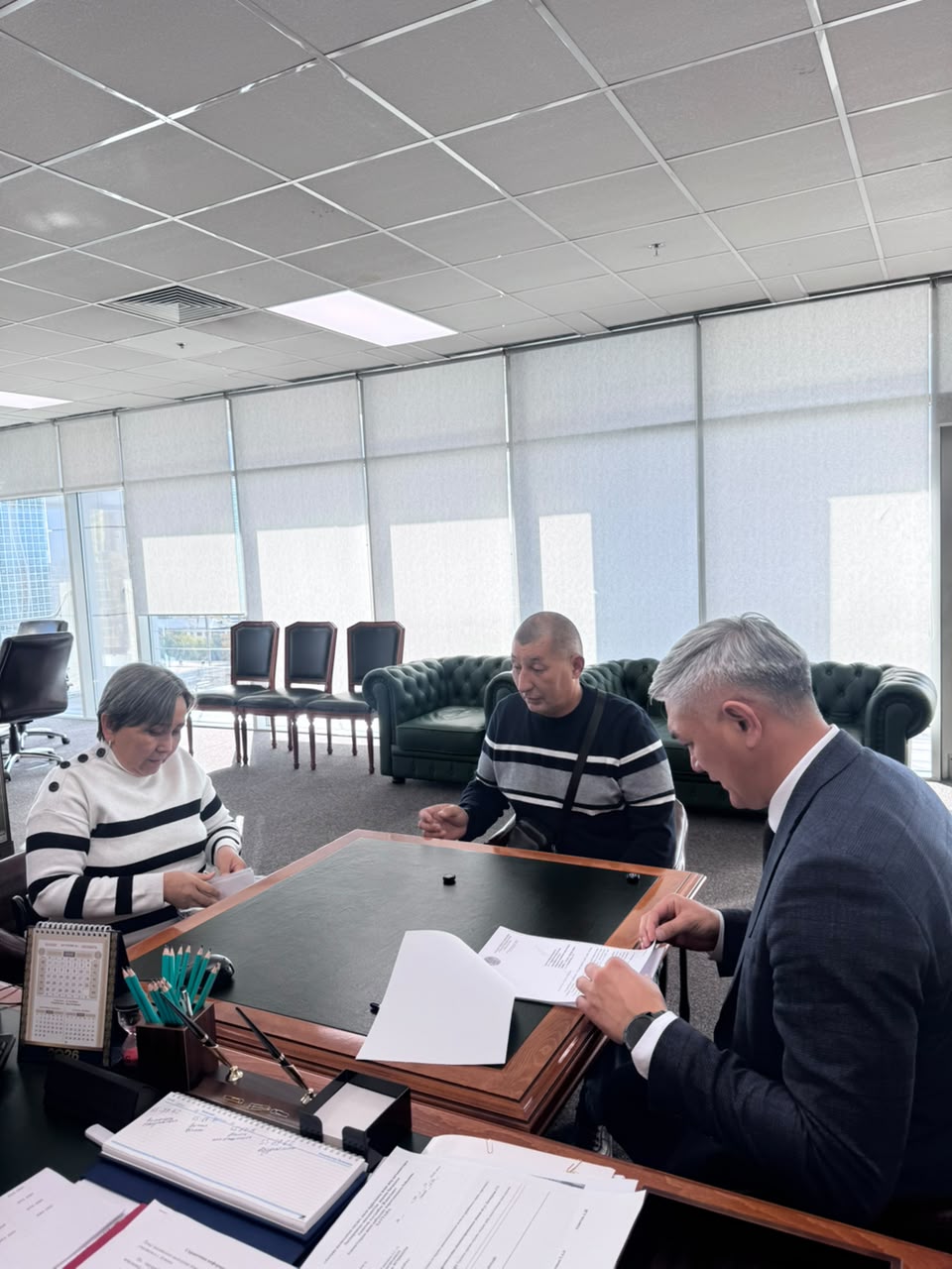 Басқарма басшысы жеке қабылдау өткізді