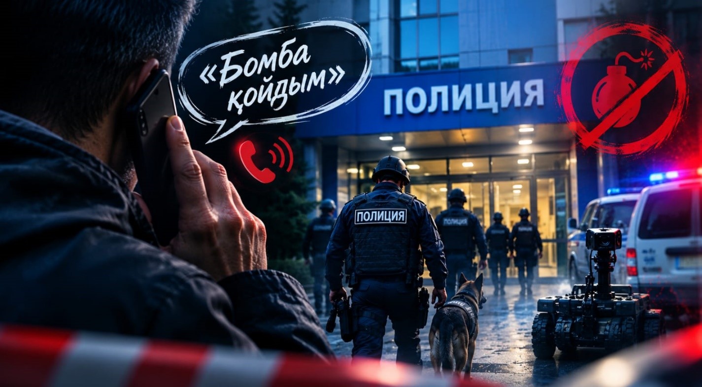 Бомба қойдым: бір қоңырау  Алматының арнайы қызметтерін аяғынан көтерді