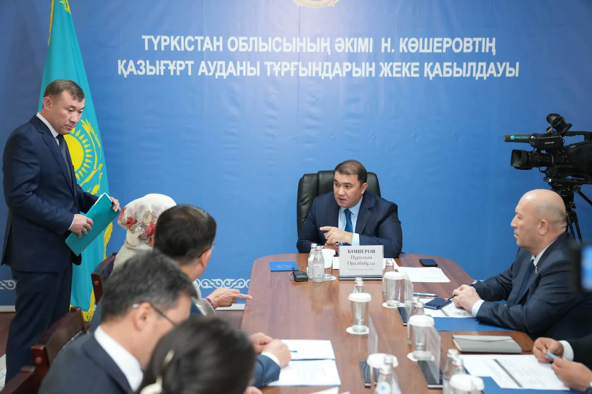НҰРАЛХАН КӨШЕРОВ ҚАЗЫҒҰРТ АУДАНЫНЫҢ ТҰРҒЫНДАРЫН ЖЕКЕ ҚАБЫЛДАДЫ