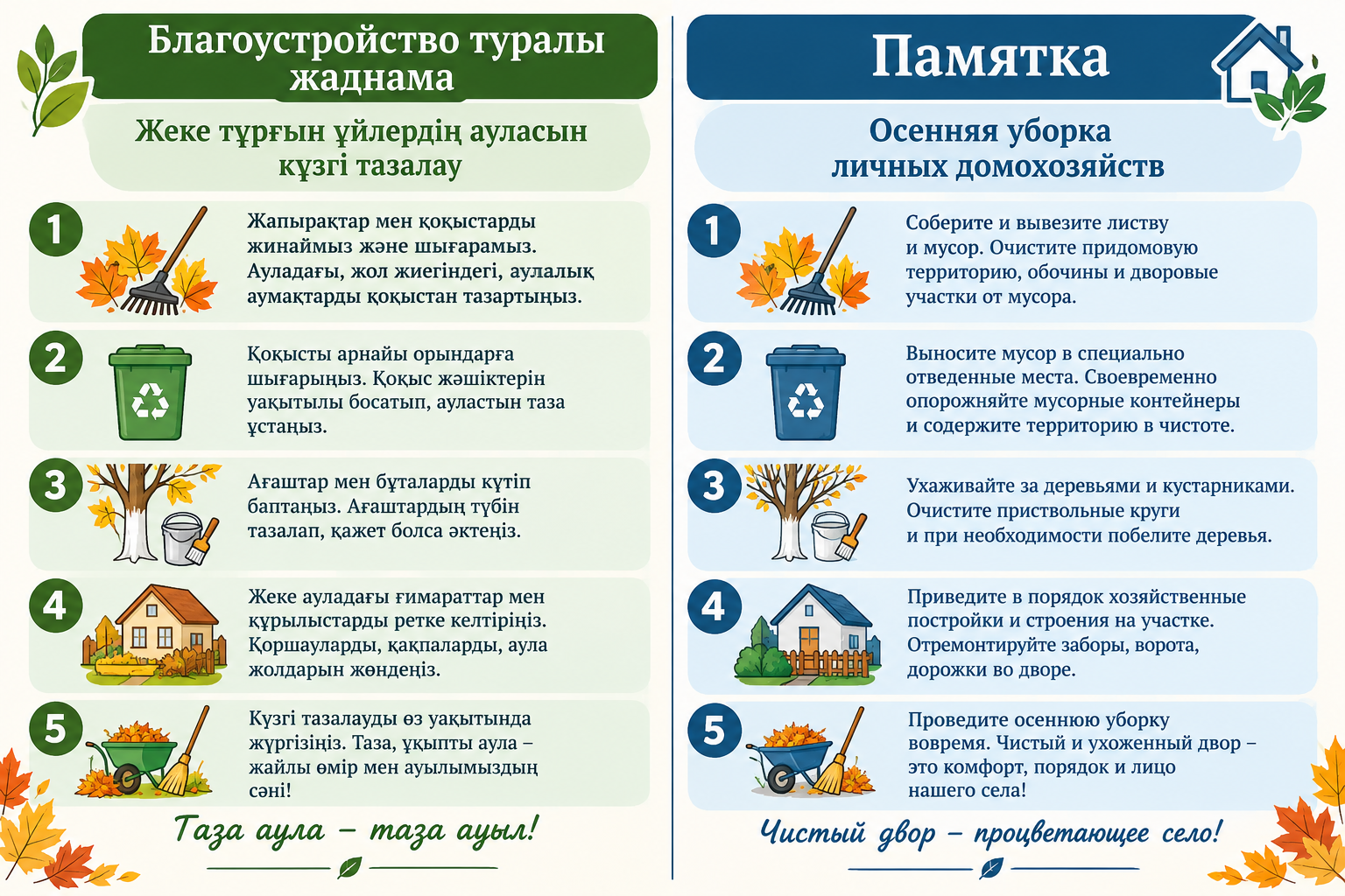 Таза аула-жайлы ауыл