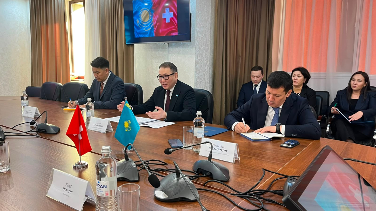 Қазақстан Швейцарияға өңделген өнім экспортын арттыруды жоспарлап отыр