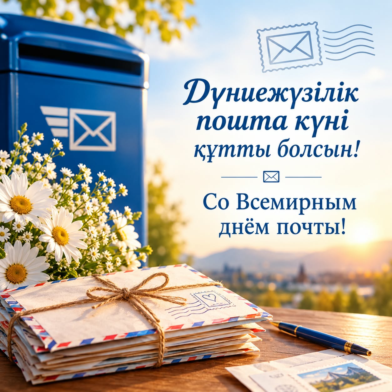 Сандықтау ауданы әкімінің Дүниежүзілік пошта күнімен құттықтауы