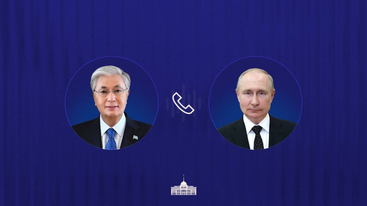 Мемлекет басшысы Ресей Президенті Владимир Путинмен телефон арқылы сөйлесті