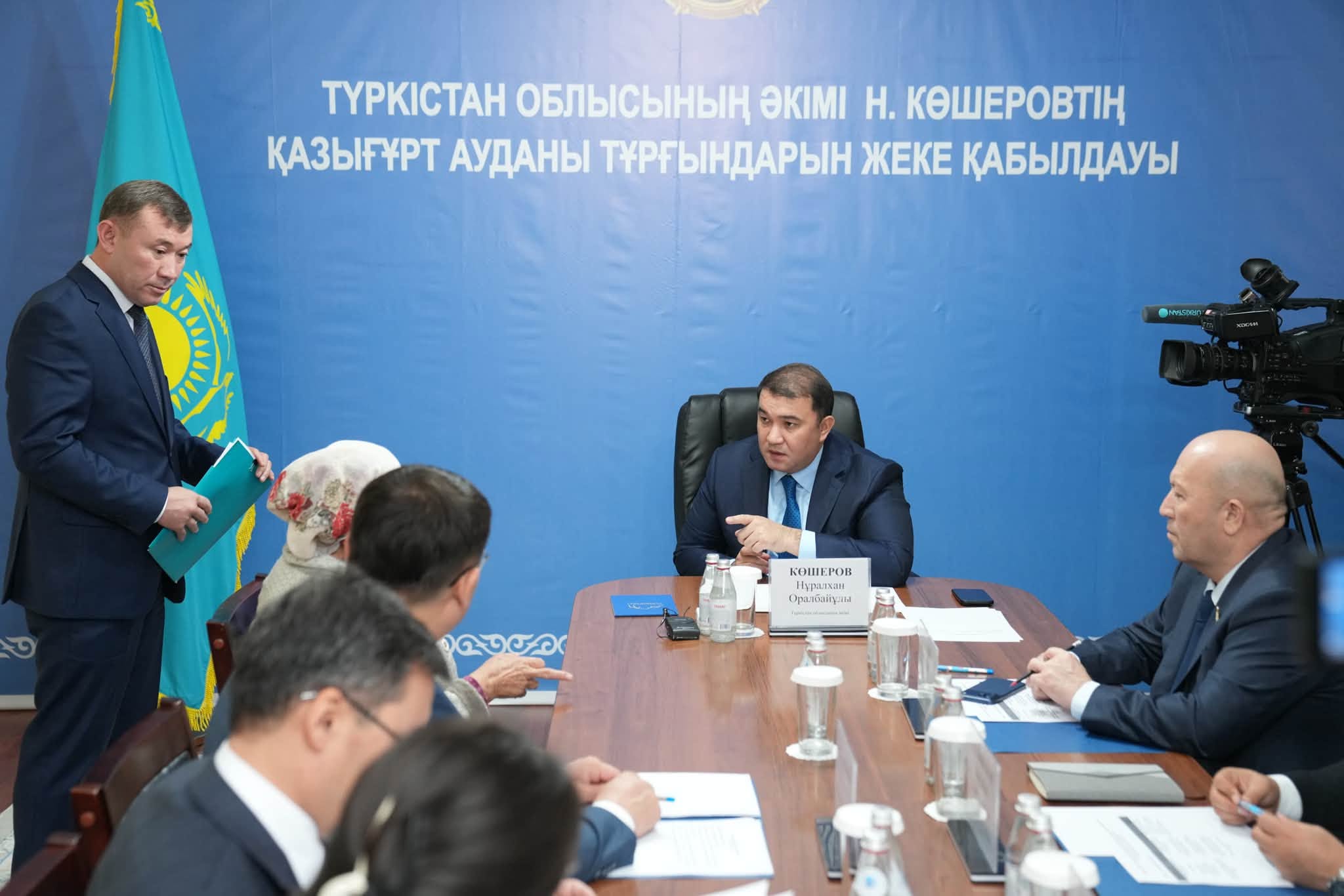НҰРАЛХАН КӨШЕРОВ ҚАЗЫҒҰРТ АУДАНЫНЫҢ ТҰРҒЫНДАРЫН ЖЕКЕ ҚАБЫЛДАДЫ